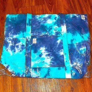 🆕🌿💙LAON: “BLUE” Tie Dye Tote Bag
